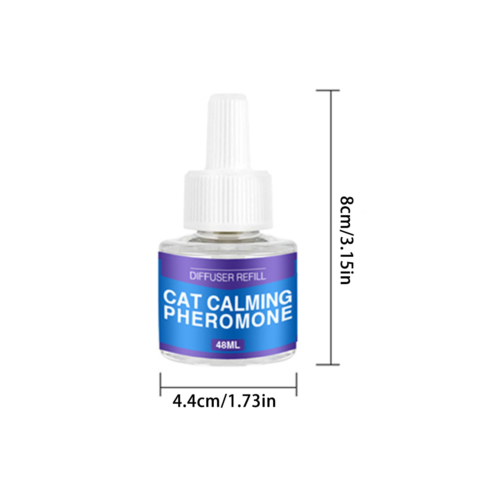 48/96ml Calming Diffuser Comfort Natural Pheromone Diffuser Calming Pheromone Long Lasting Calming Diffuser For Cats, Dogs