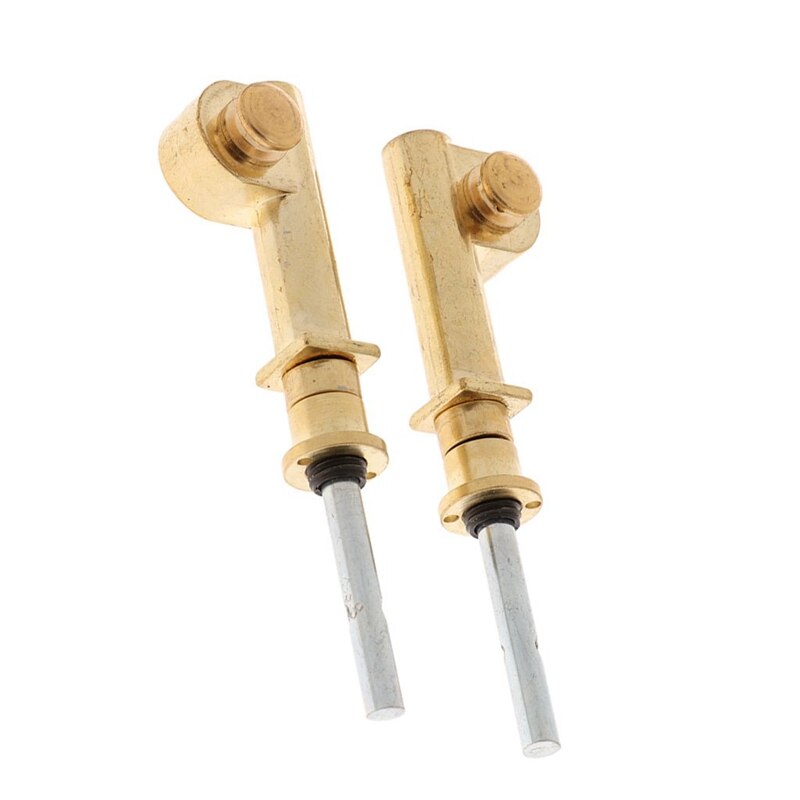 Pack von 2 Wirbel Erhu Achse Welle Mechanische Achse Feinsten Schnur Instrument DIY Teile 9cm