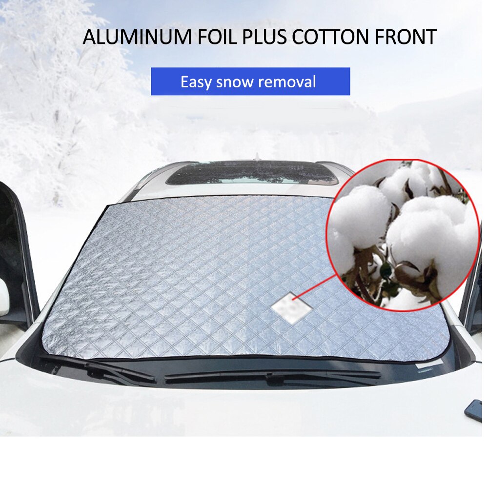 148 Cm X 100 Cm Auto Voorruit Cover Warmte Zonnescherm Anti Sneeuw Vorst Ijs Shield Dust Protector Universele Winter auto Cover