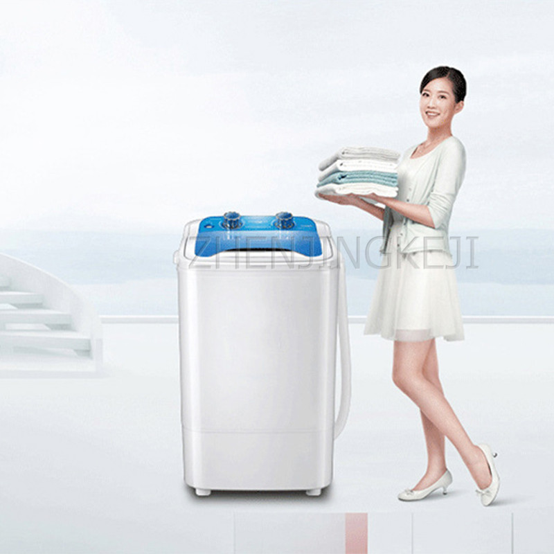 7Kg Hoge Capaciteit Wasmachine Single Barrel Halfautomatische Mini Wasmachine 220V Kleding Wassen Gereedschap Huis Schoonmaken Apparaten