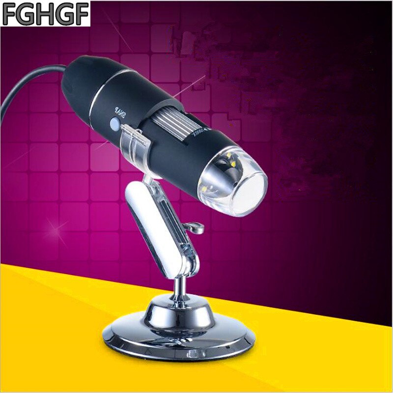 FGHGF SR4 500X Magnifying Glass Handheld Microscope Skin Hair Repair Tool USB Camera Digital Microscope Electronic Magnifier