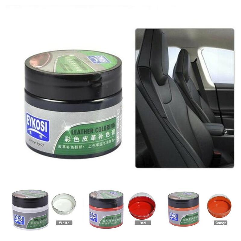 Pâte de réparation du cuir, colorant pour canapé, Agent de cuir, fissures, soins de polissage, rayures, trous, chaussures, vernis à peinture, 50ml, V1K2