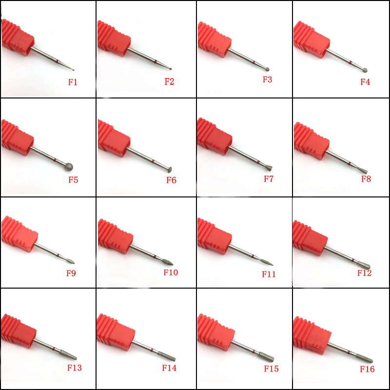 20 typer søm keramisk bor negle manicure bord ony ren negle bor bit sikkerheds bit søm boremaskine tilbehør