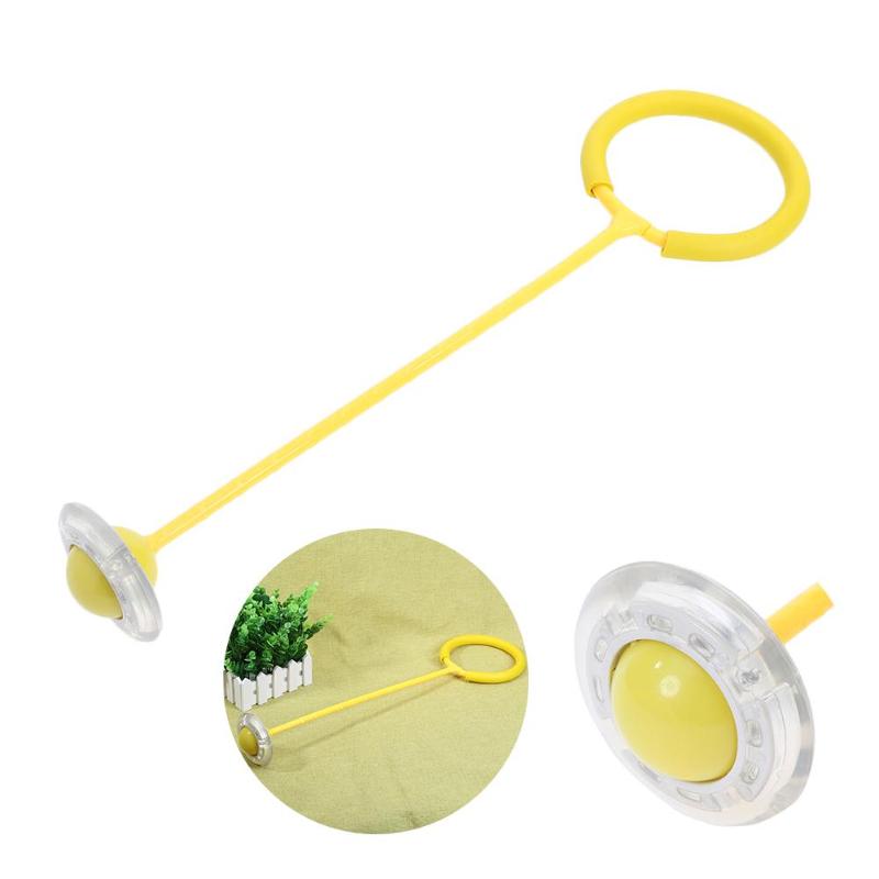 Gloeiende Stuiterende Ballen Een Voet Knipperende Bal Overslaan Springtouwen Sport Swing Bal Kinderen Kind Ouder Games