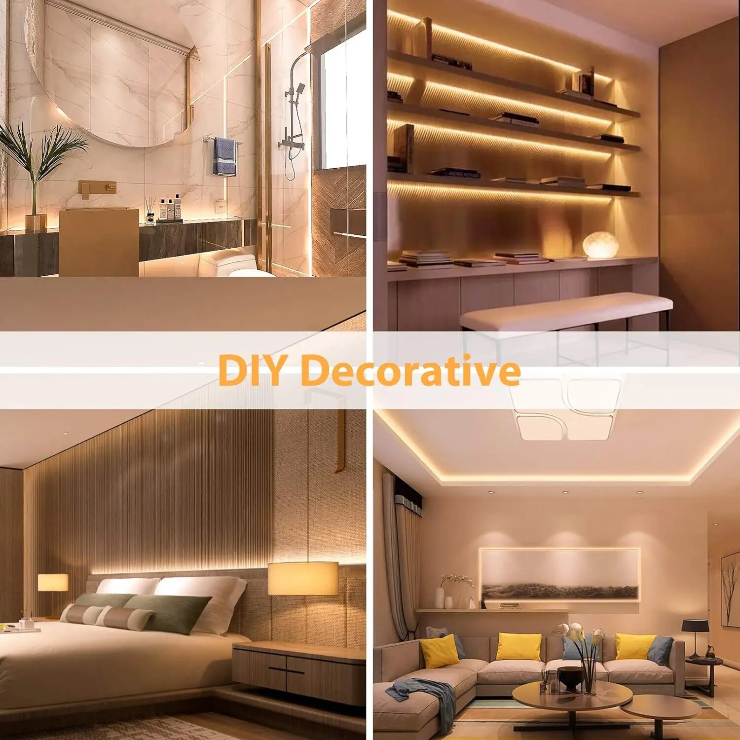 1 m/2 m/3 m LED-verlichting Strip Waterdicht 5 V USB COB LED-strip Flexibele dimbare LED-stripverlichting voor binnen- en buitenslaapkamer