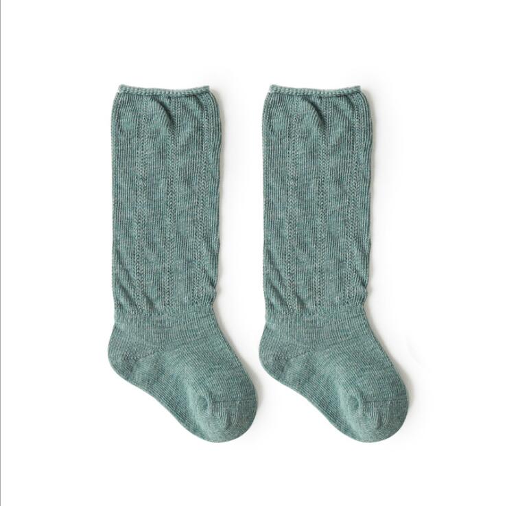 0-5Jahre Baby jungen socken herbst Winter gemütliche baumwolle Kleinkind freundlicher kniehohe lange socken für mädchen beinlinge kleinkind socken für Art: Grün / 0 zu 12m