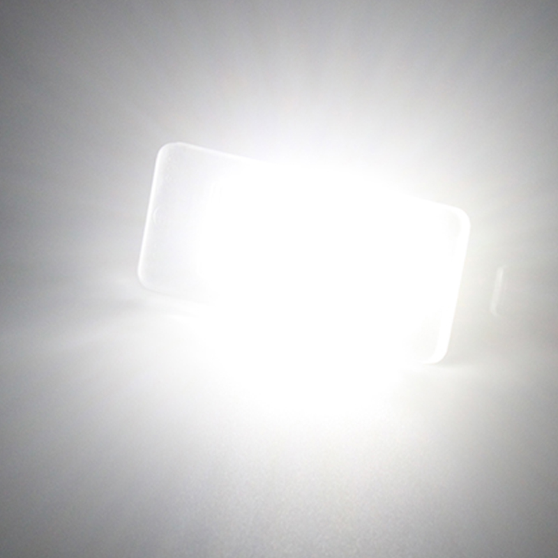 Luz LED de número de matrícula de coche para Citroen C5 III Peugeot 207 CC 308 MK2 208 con controlador Canbus incorporado