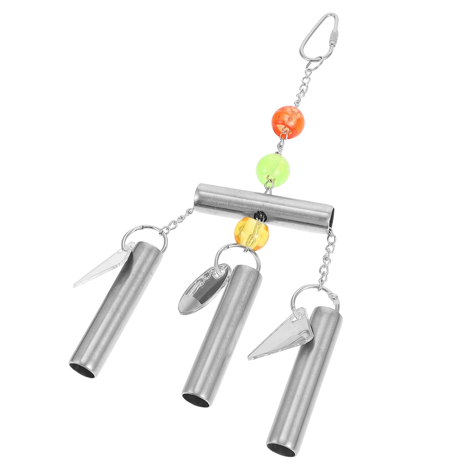 Metal Bell String for Parrot Cockatoo Parakeet Bird Cage Hanging Chew