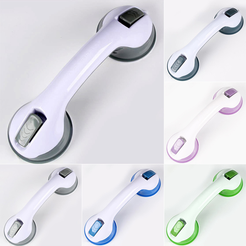 'The Best' Bathroom Handrail Suction Cup Non-slip Safety Hand Rail Support Balance Bar Assist Bath Handle 889