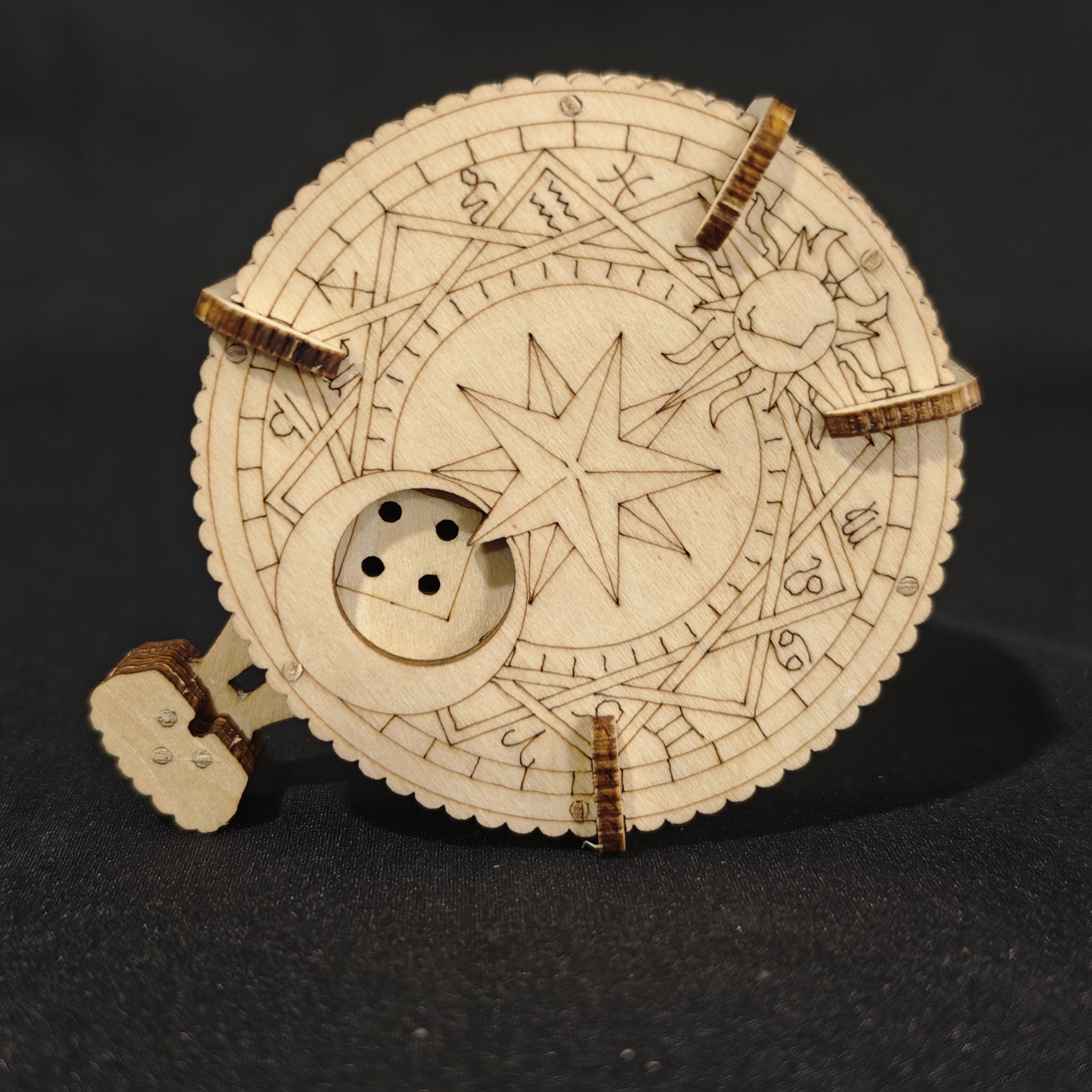 Kit modello di dadi puzzle in legno 3D per adulti Artigianato fatto a mano fai-da-te per creare regali unici di compleanno o Natale