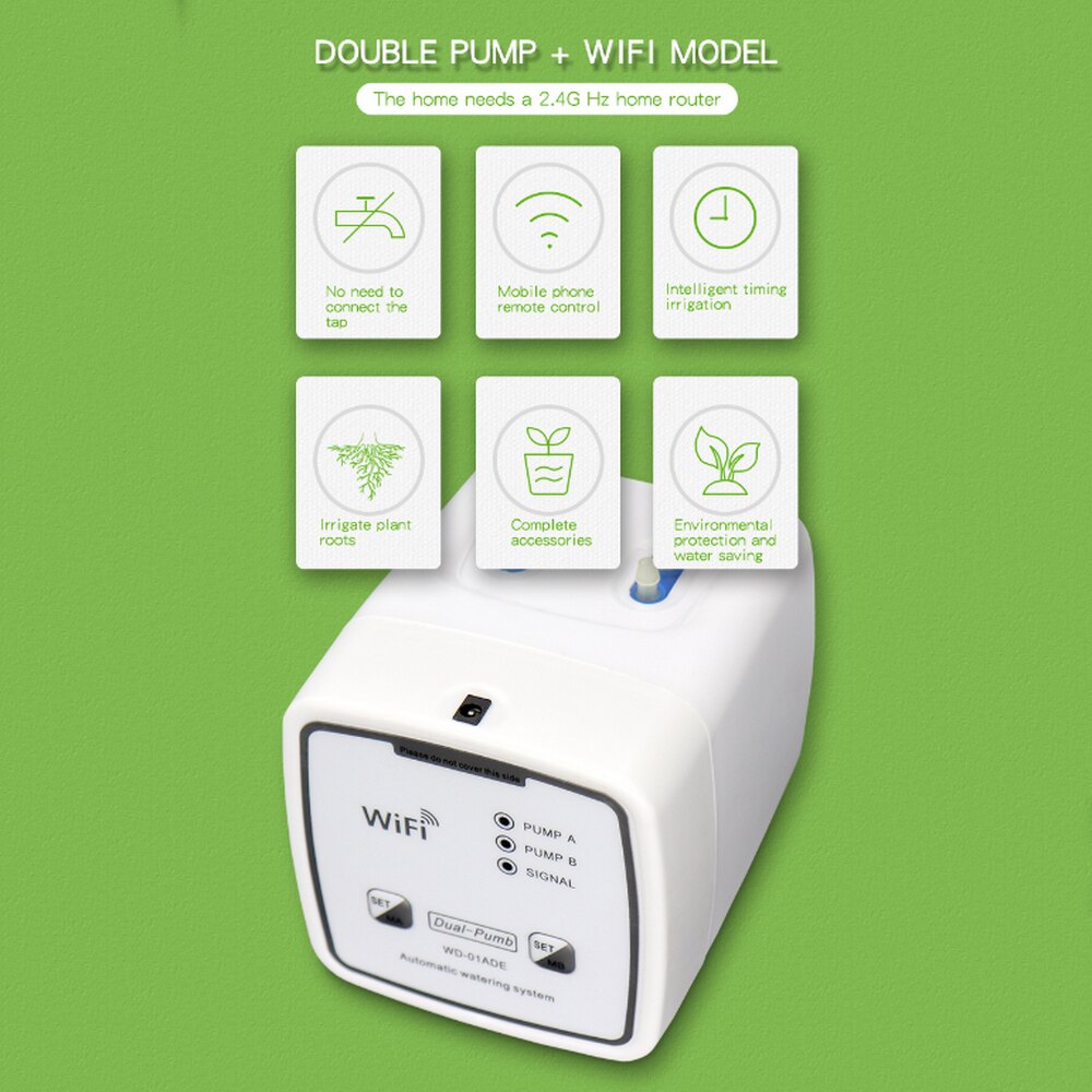 Garden Remote Control Intelligent Watering Device Automatic Water Drip Irrigation System WIFI Connection Mobile APP Control