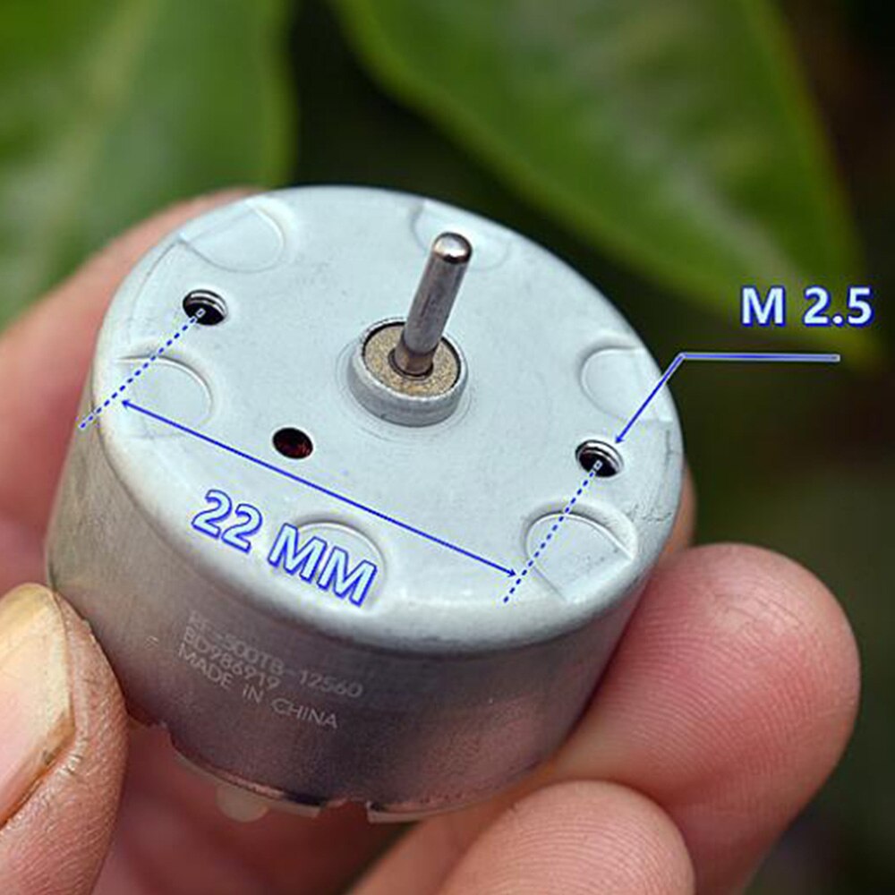 DC 3-12V 2700RPM DC Motor 32mm Diameter RF-500TB-12560