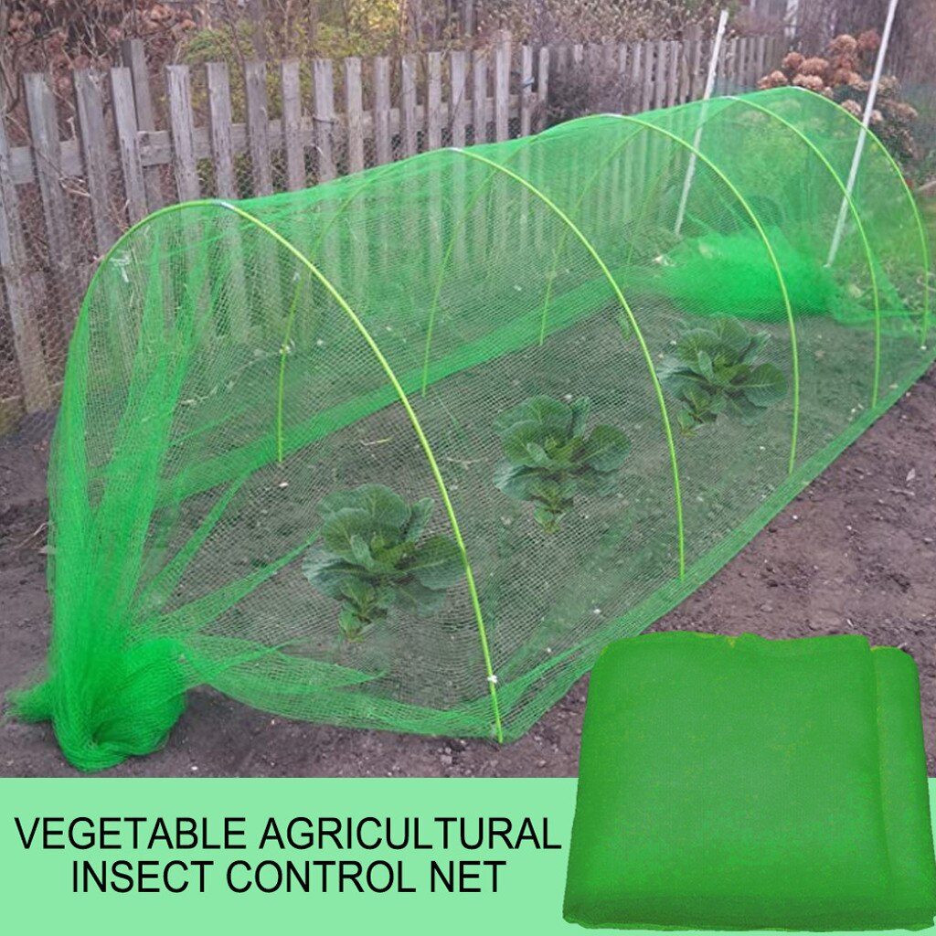 Green Garden Vegetable Plant Insect Proof Sun Shade Screen For Protection 5*2m Outdoor Garden Vegetable Insect Net Cover