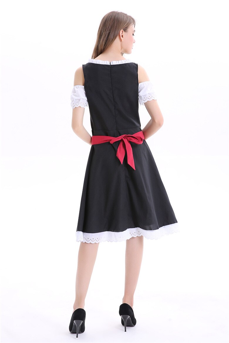 Duitsland Dames Oktoberfest Bier Meisje Meid Kostuum Dirndl Serveerster Korte Heidi Fancy Dress