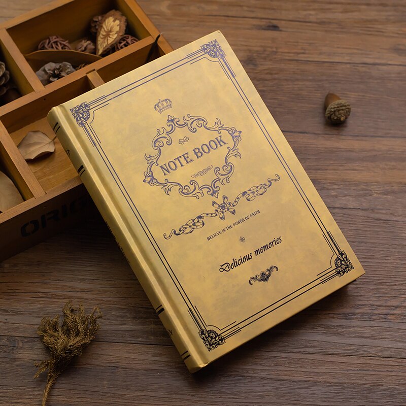 Very Thick Large A5 Vintage Notebook Magic Spells European Traditional Classic Diary Planner Hardcover