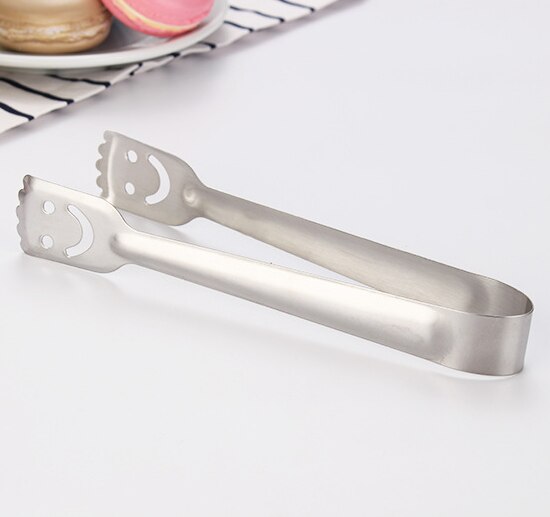 Kitchen Tools Stainless Steel Kitchen Tongs BBQ Clip Salad Bread Cooking Food Serving Tongs: B