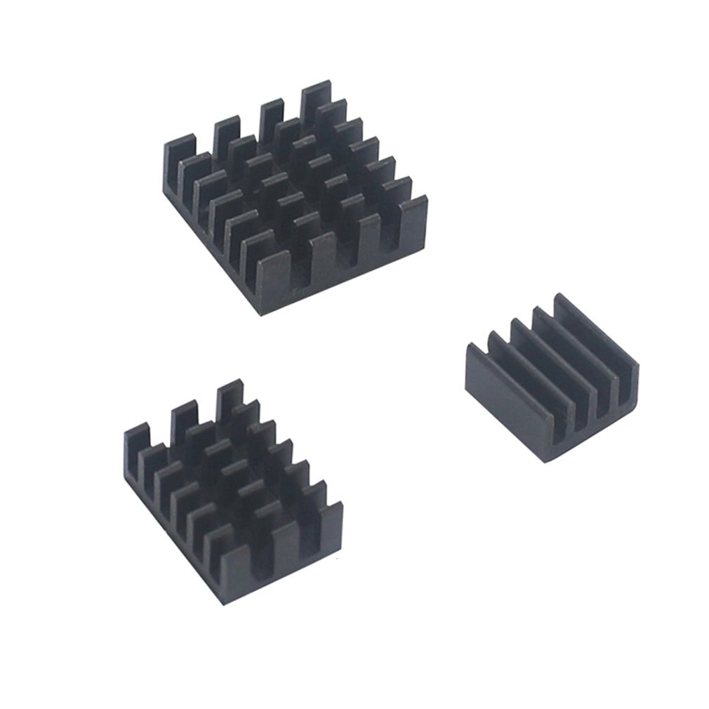 Voor Raspberry Pi 4 Model B Koellichaam 3pcs Raspberry Pi Aluminium Heatsink Radiator Cooling Kit Cooler Voor Raspberry pi