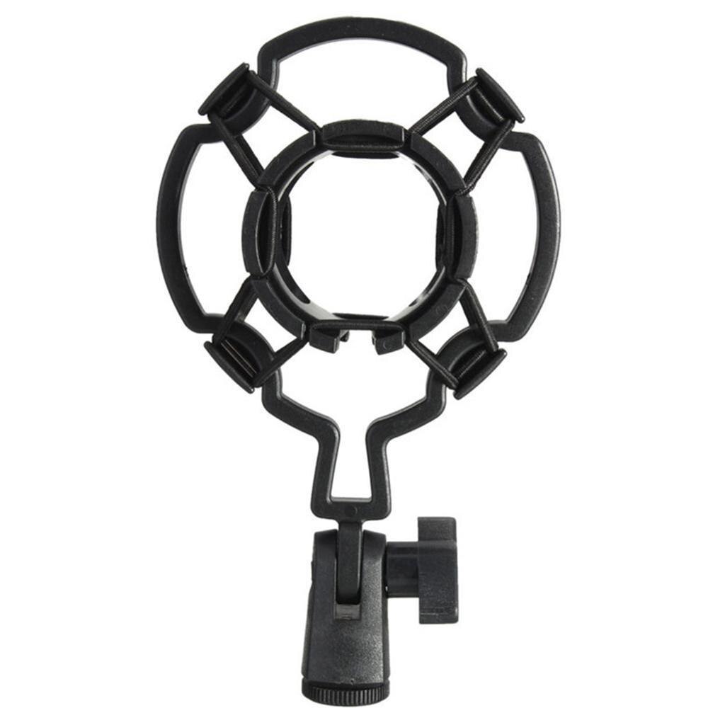 Universal Microphone Bracket Condenser Mic Shock Bracket Recording Studio Mount Mic Clip Black Holder