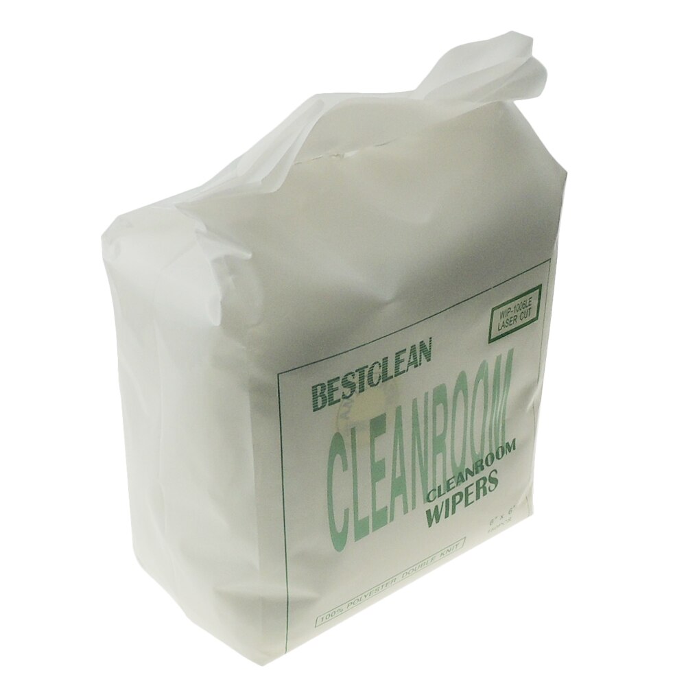 6*6Inch 100% Polyester Esd Cleanroom Ruitenwissers 150 Stks/zak Stof Doek Voor Klasse 1-10000 Cleanroom vegen Scherm En Schoon Glas