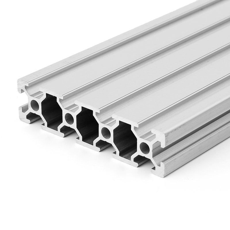 1 st Gloednieuwe 1000mm Lengte 2080 T-Slot Aluminium Profielen Extrusie Frame Voor CNC 3D Printers