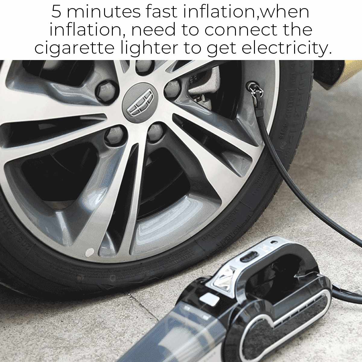 4 in 1 Portable Car Vacuum Cleaner Mini Handheld Air Compressor 120W 4000pa Wet/Dry Auto Vacuums Cleaner For Home Vehicles