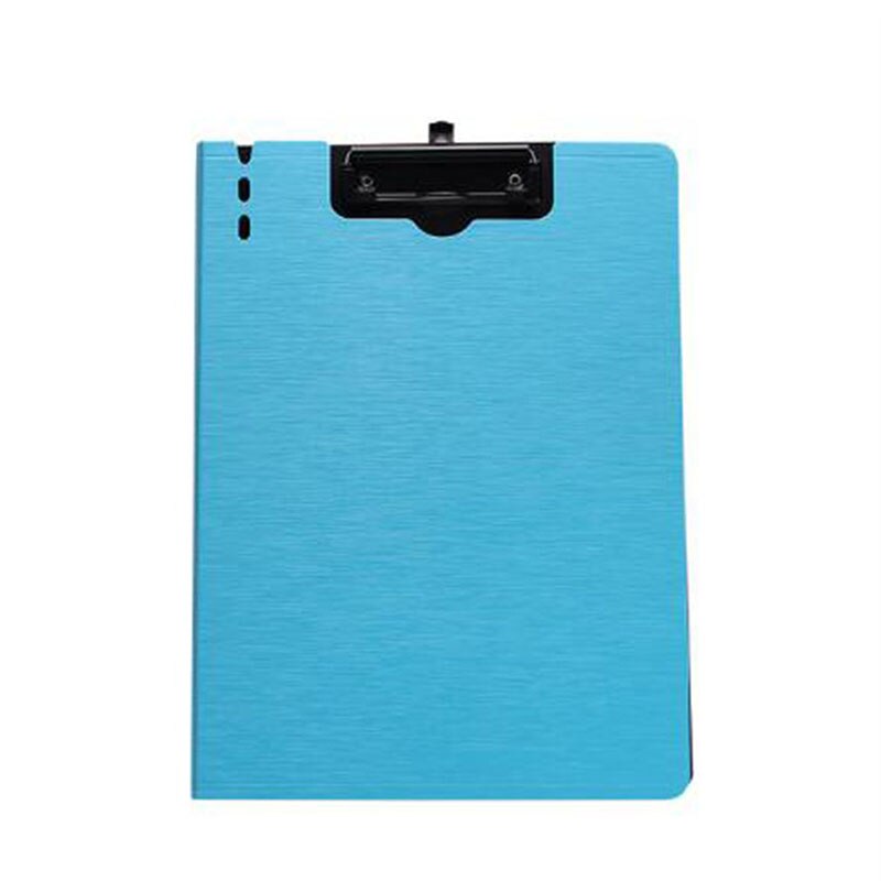 A4 File Folder Board Folder Waterproof File Folder PP Thick File Writing Pad File Business Contract Folder Office Supplies: sky blue