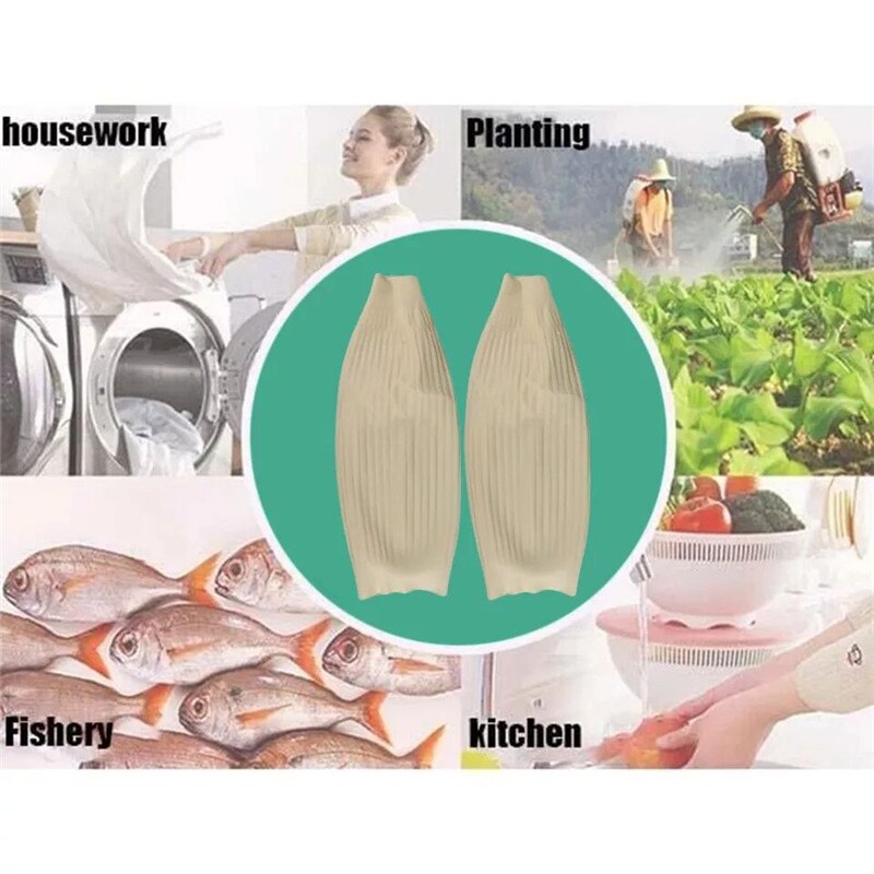 KOMBIUDA 4paar Kleurige Oliebestendige Armbeschermers Van Herbruikbare Oversleeves Voor Huishoudelijk Gebruik Voor Koken Afwassen Comfortabel Duurzaam