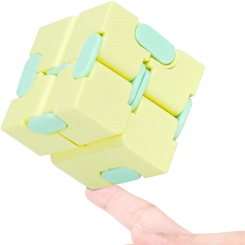 Kinder Erwachsene Unendlichkeit Cube Quadrat-Puzzle Spielzeug Entlasten Stress Lustige Hand Spiel Anti-Stress-Spielzeug für Kinder Dekompression Spielzeug: 9