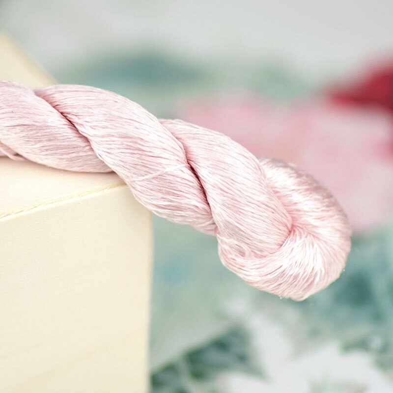 1pcs 100% silk thread hand embroidery embroider cross stitch 400m silk embroidery thread brick red series 10 pure colors: 2