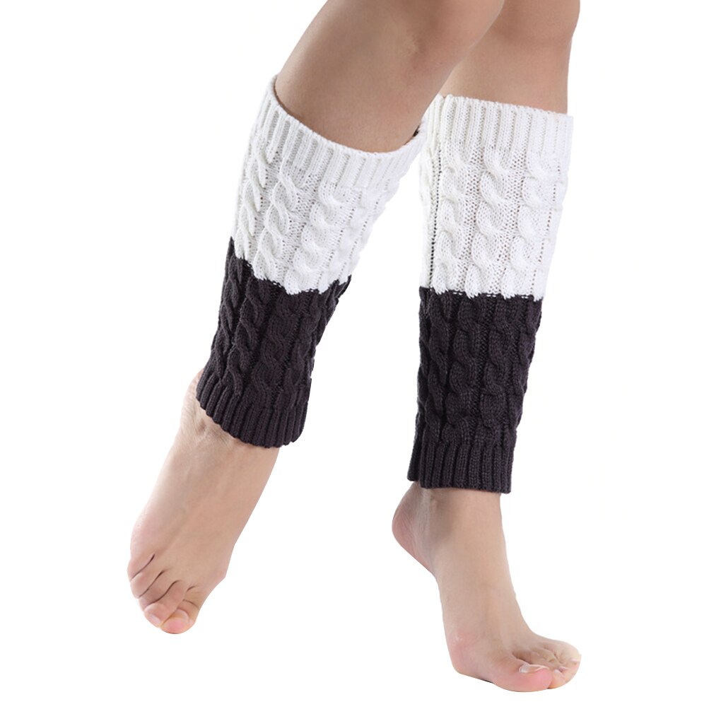 Jambières pour femmes et filles, 1 paire, chaussettes longues sans pieds, automne hiver, danse, stock de Ballet: NO.12 BLACK