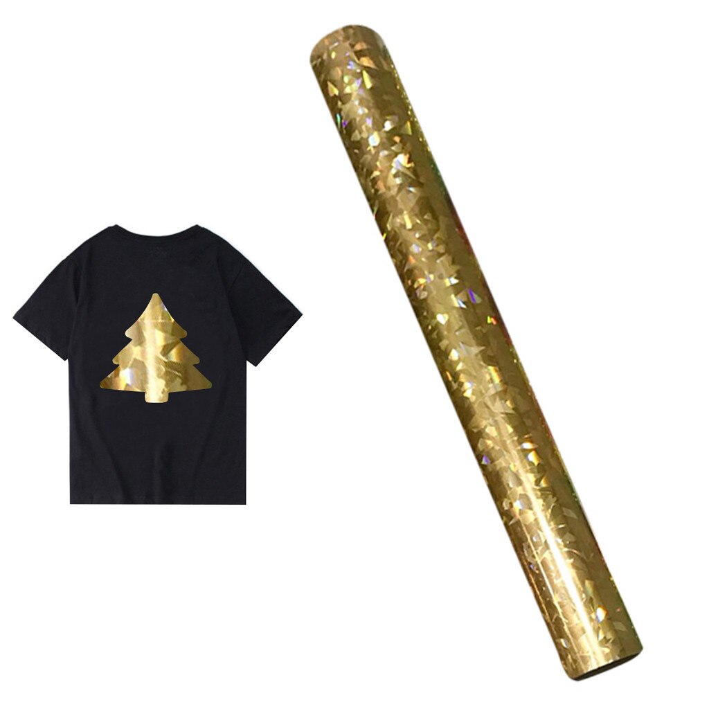 1 Roll Vinyl Heat Transfer Iron On DIY Garment Film Silhouette Paper Art Sticker Decoration Supplies: C