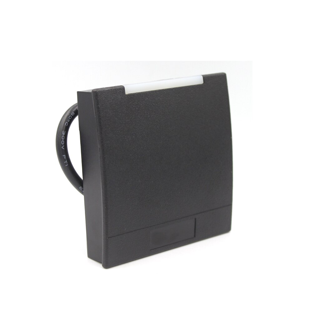 13.56 mhz ic /125 khz rfid proximity kort adgangskontrol læser  wg 26/34 udgang til dør adgangskontrol system sort