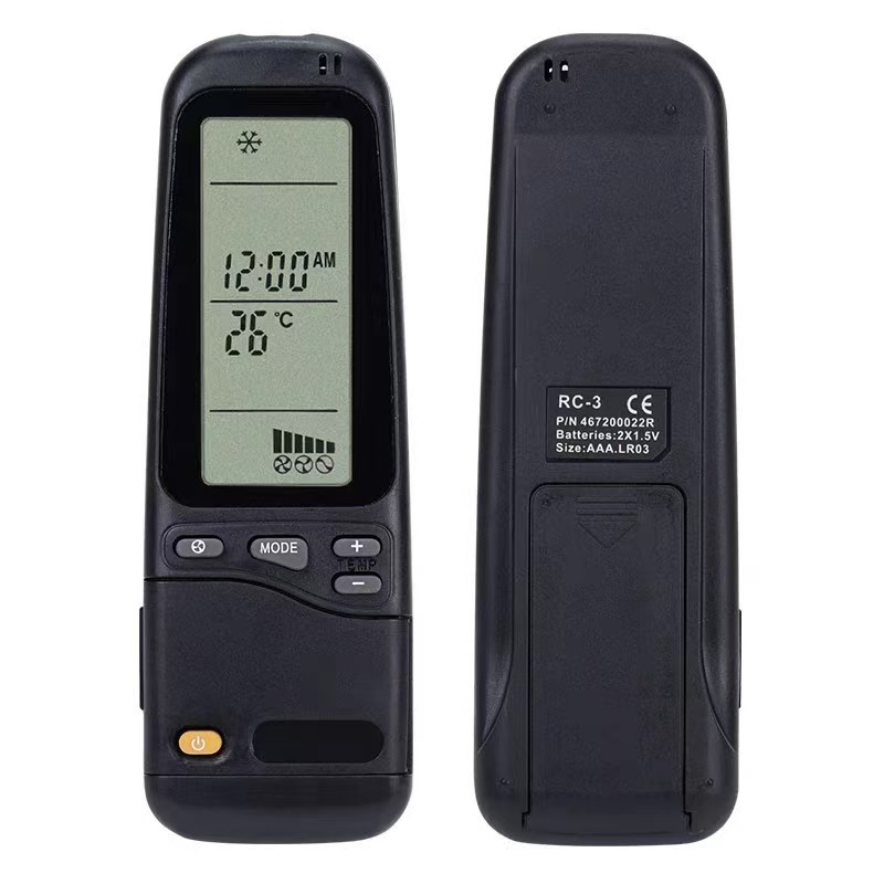 Air Conditioner Remote Control For Airwell / Electra / Emailair / Elco RC-41-1 RC3 23IN1, Replacement Air condition controller: Yellow