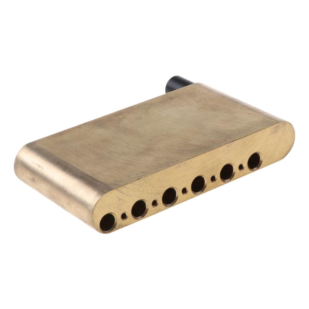 Base de bloque trémolo DIY para accesorios de puente de guitarra eléctrica de latón