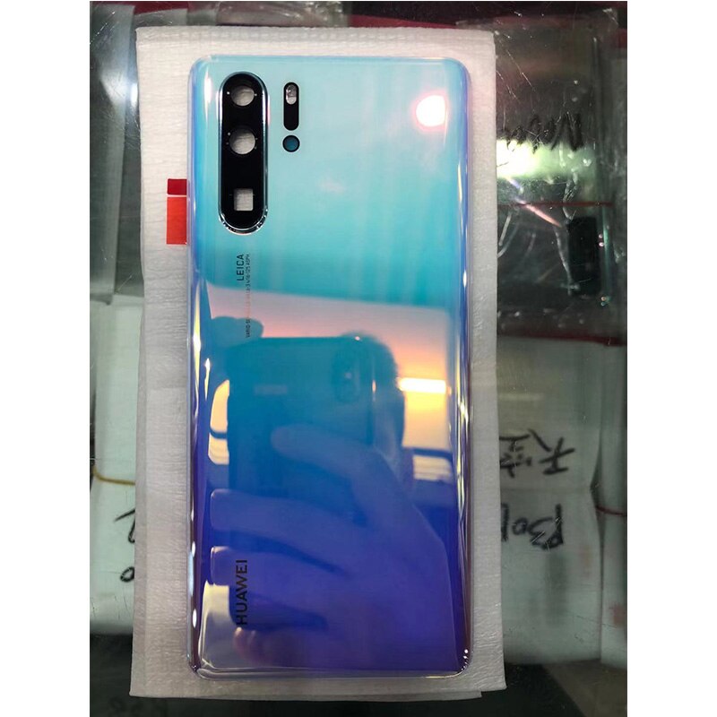 Original Für Huawei P30 Profi Zurück Batterie Glas Abdeckung Hinten Gehäbenutzen Tür fallen Für Huawei P30 Profi Batterie Abdeckung Mit kamera Objektiv