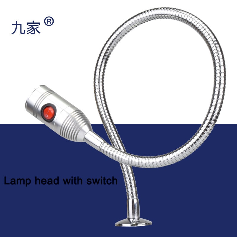 Jiujia LED Machine lumière Long bras tuyau ménage Micro-machine outil travail lumière 1W 24V col de cygne lampe véritable