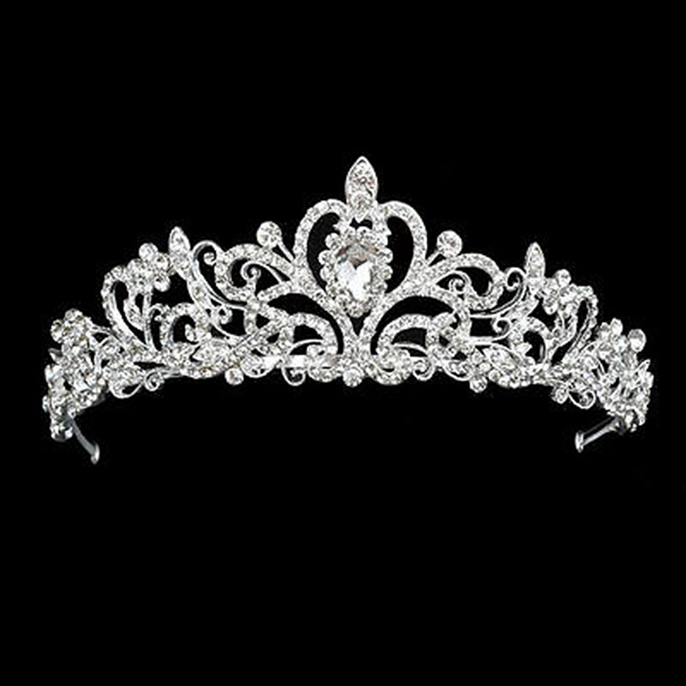 Lovely Princess Headwear Toddlers Bandage Crystal Rhinestone Hair Crown Headband Baby Kid Girls Infant Hair Accessories