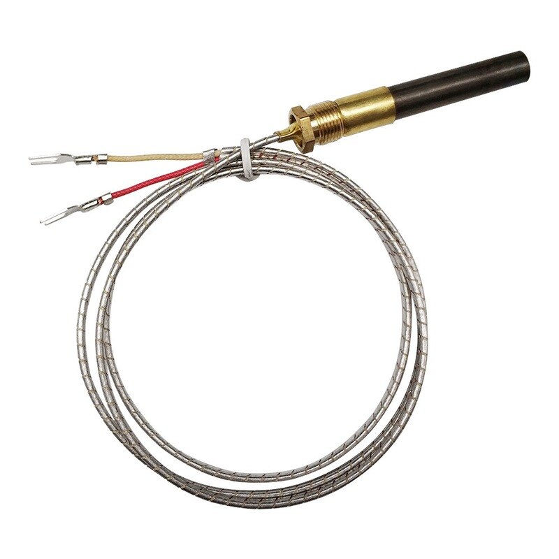 1 gas fireplace temperature sensor thermocouple for gas thermocouple probe thermopile sensor heater brass wire 36inch