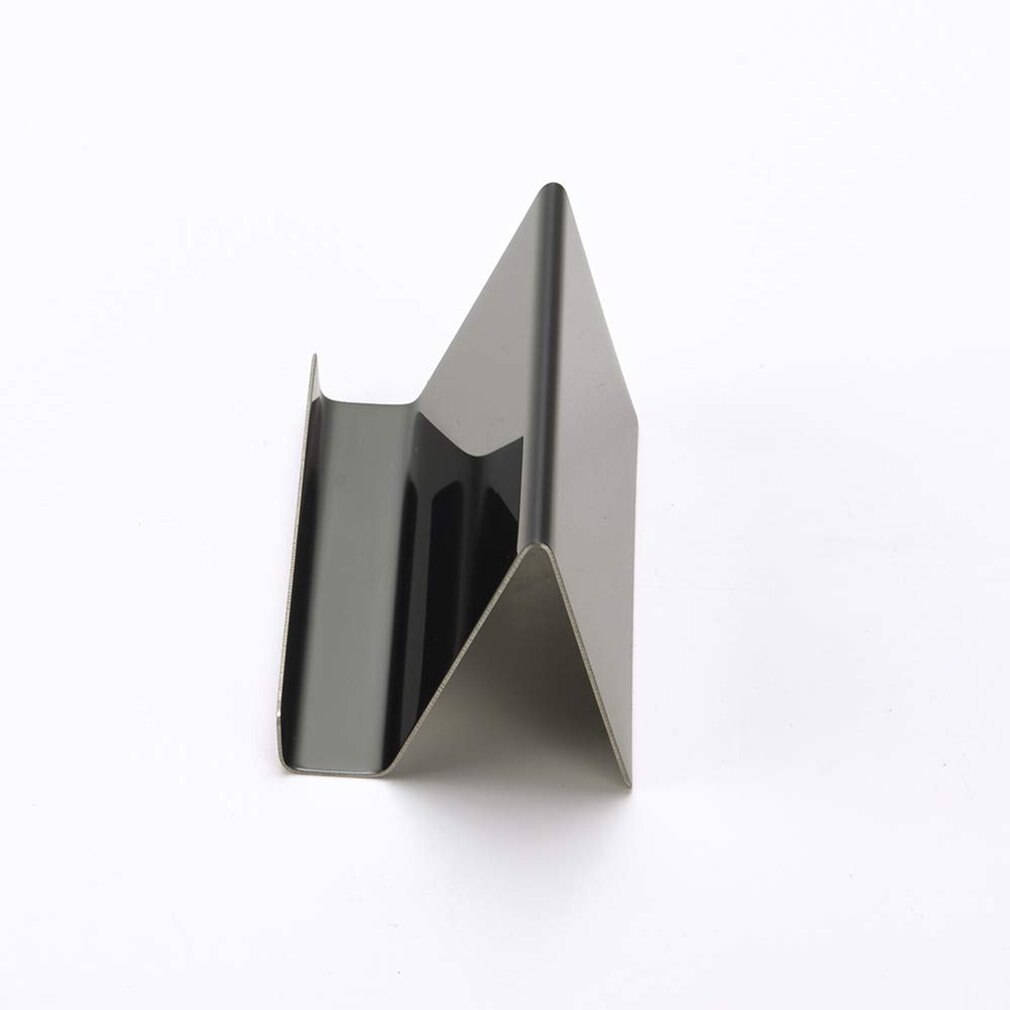 Stainless Steel Business Card Holder For Desk Office Visiting Cards Collection Organizer For ID Cards