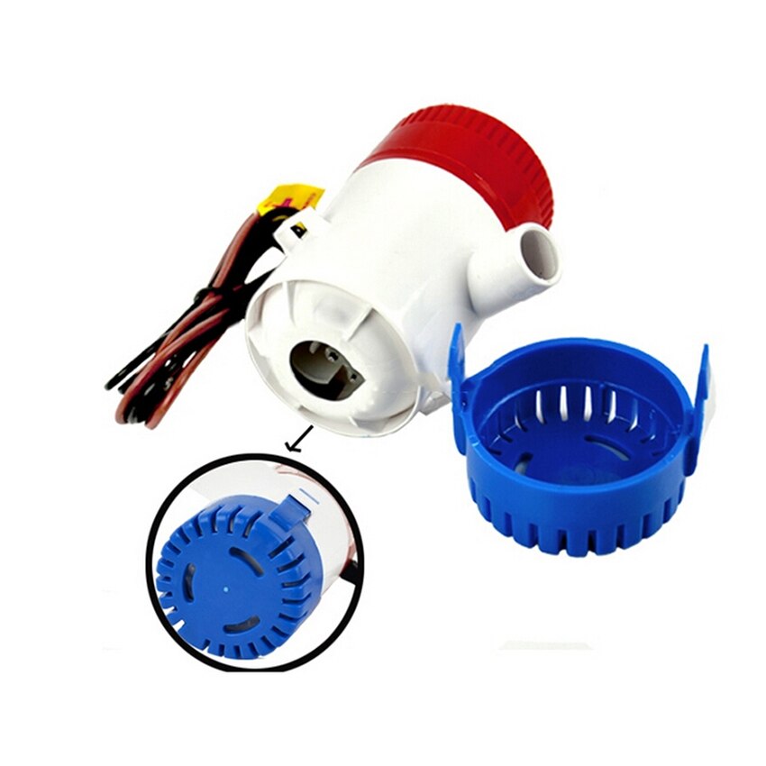 12V 750GPH Electric Bilge Pump DC Submersible Solar Water Pump for Fountain Garden Irrigation Swimming Pool Cleaning Farming