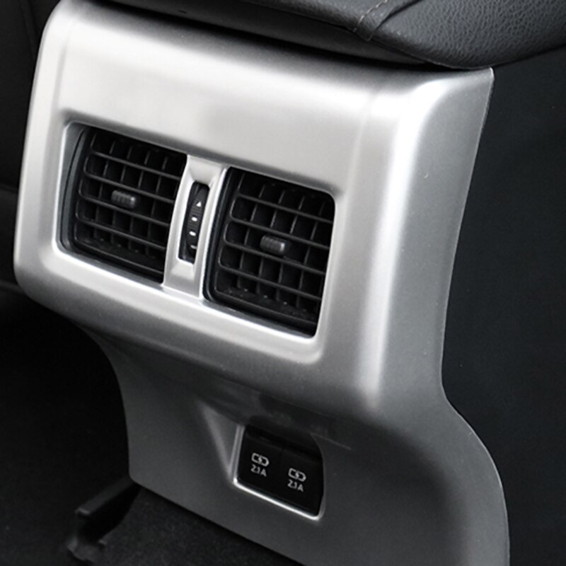 Abs eletroplating bil bageste air condition udtag ventilationsramme dæksel auto tilbehør til toyota camry