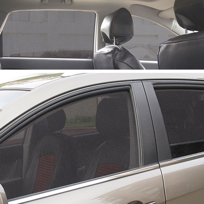 Parasol magnético grueso para coche, película de protección UV para ventana, cortina de coche, parasol para ventana lateral, de verano