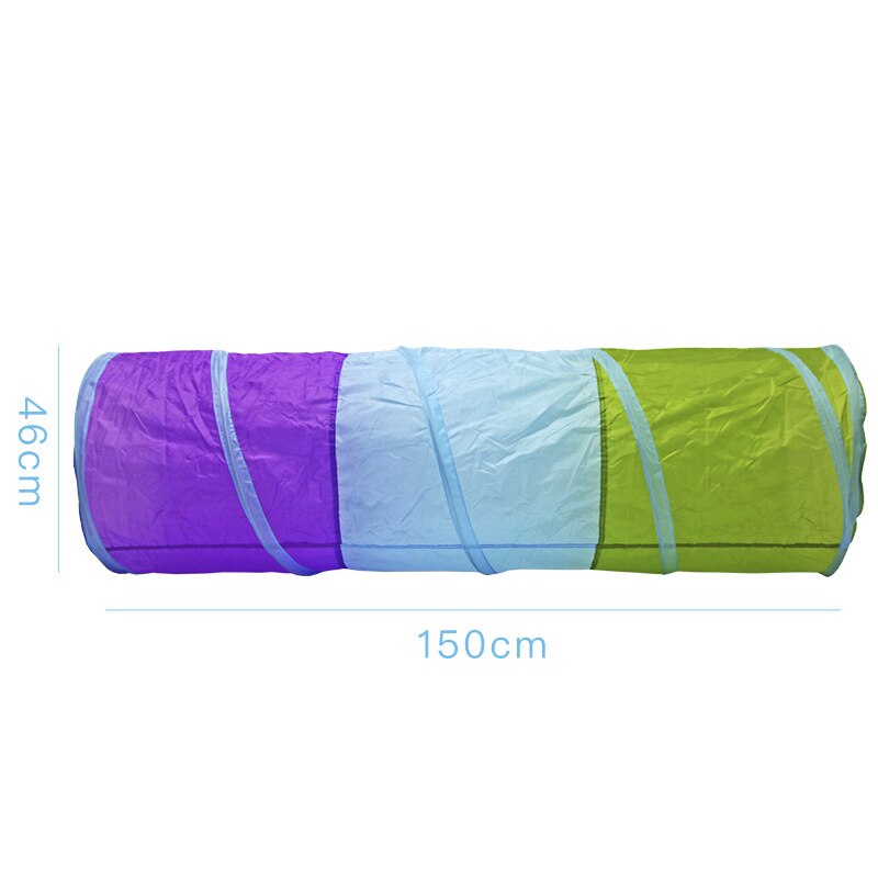 Kid Speelgoed Kruipen Tunnel Tent Kinderen Outdoor Indoor Speelgoed Buis Drie Kleur Baby Draagbare Vouwen Kruipen Tent Beste