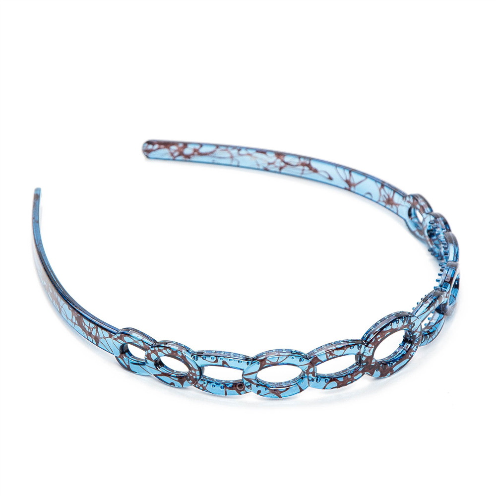 Elastic Waterproof Hairbands Toothed Hair Hoop for Adults Big Washing Face Wide Shatterproof Plastic Headband