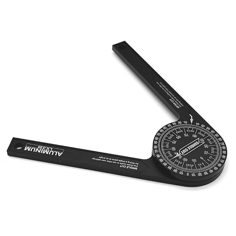 Miter Saw Protractor Angle Finder For Woodworking Aluminum Angle Measuring Tool For Trim Angle Duplicating Tool Miter Duplicator