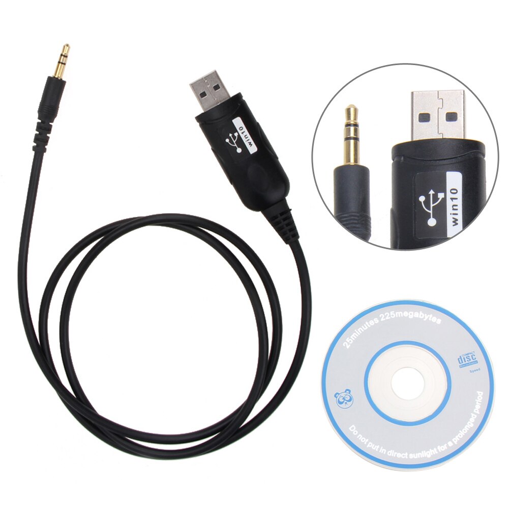 1 Mt Stecker-stecker USB Programmierkabel Für QYT KT-8900R KT-8900D KT-7900 D KT-UV980 Mobilfunk Schwarze