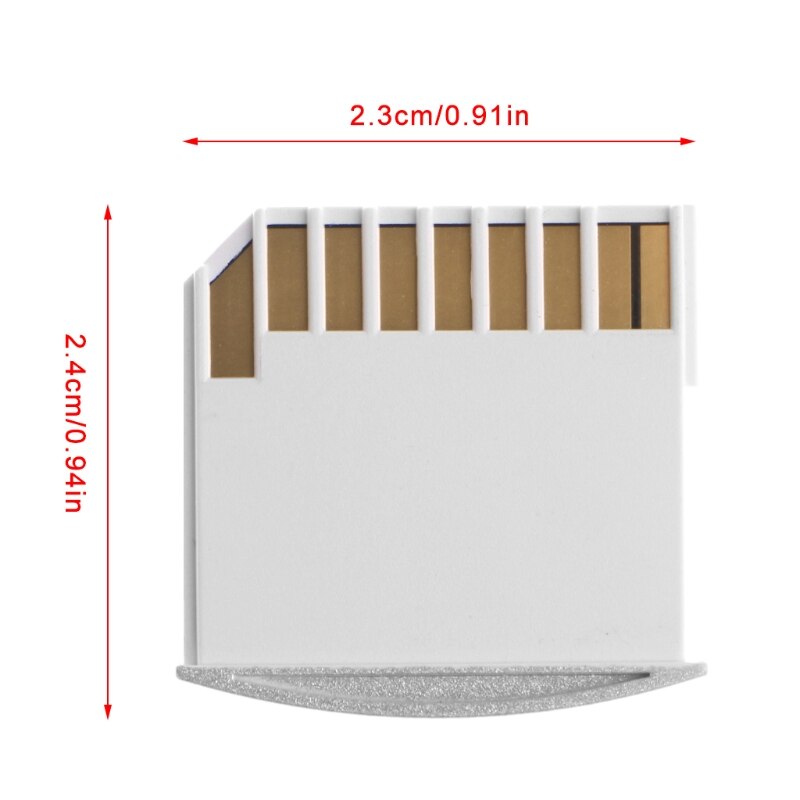 1PC Portable MicroSD TF To SD Card Memory Card Converter Adapter For MacBook Air