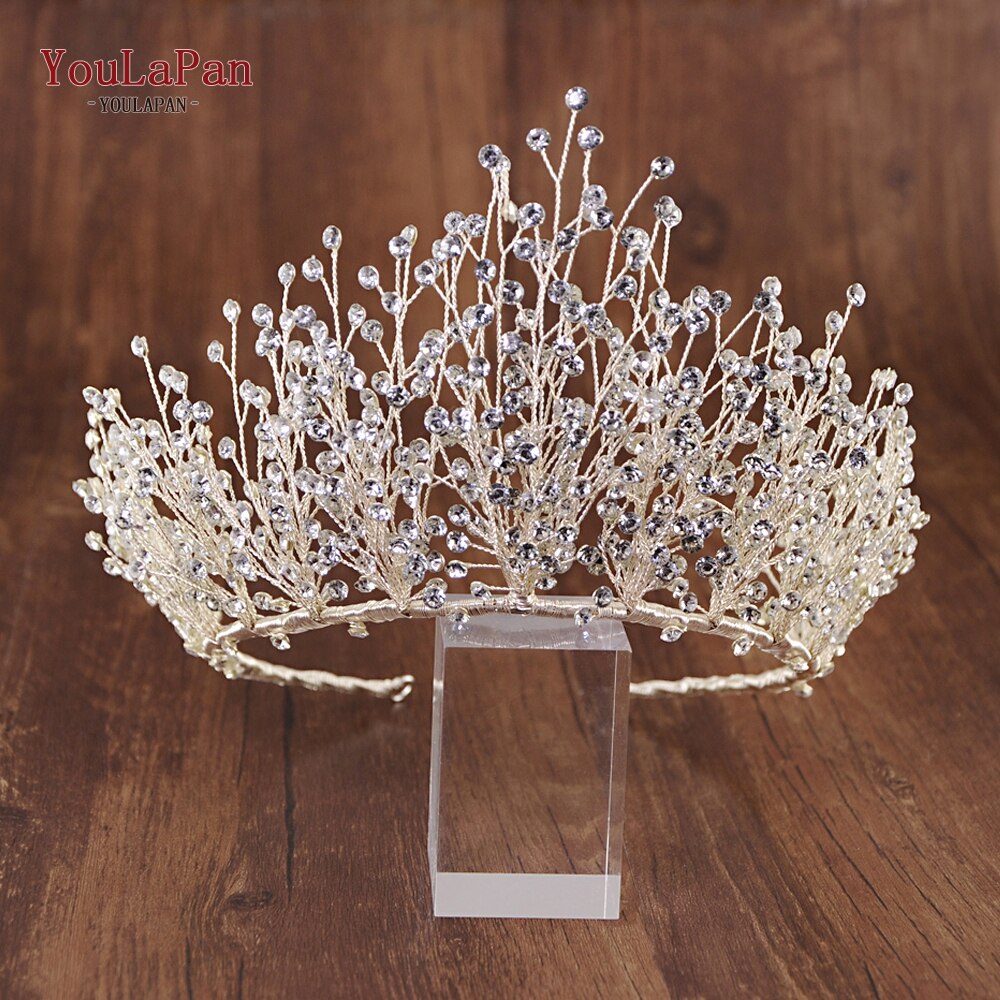 Youlapan HP193-S Bridal Tiara Voor Bruid Bruiloft Haar Kroon Meisjes Bruiloft Haaraccessoires Bruiloft Haar Sieraden Bruids Kroon: crown