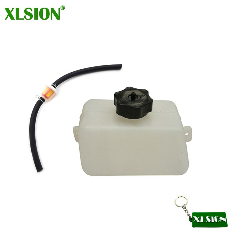 XLSION-filtro de combustible de línea de manguera de Gas + tanque de combustible de gasolina para 47cc 49cc, MiniMoto de 2 tiempos, ATV, Quad, Dirt Pocket Bike, motocicleta