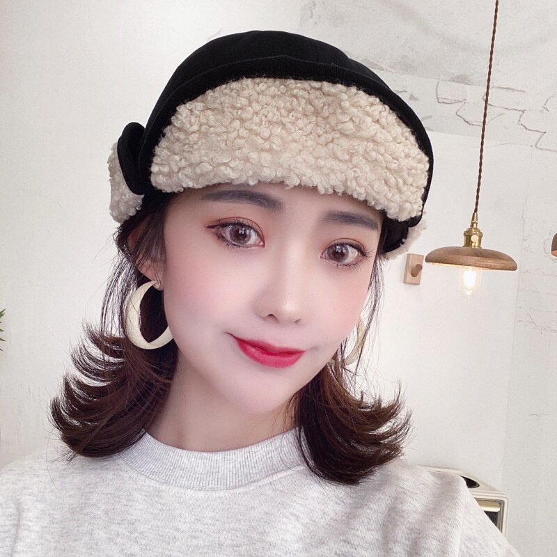 Cappello da cacciatore invernale da donna Ushanka bombardiere cappelli di pelliccia cappello da neve elastimo per tempo freddo unisex